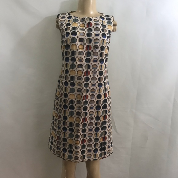 AKRIS PUNTO 🔥sleeveless color block midi dress - Picture 4 of 16